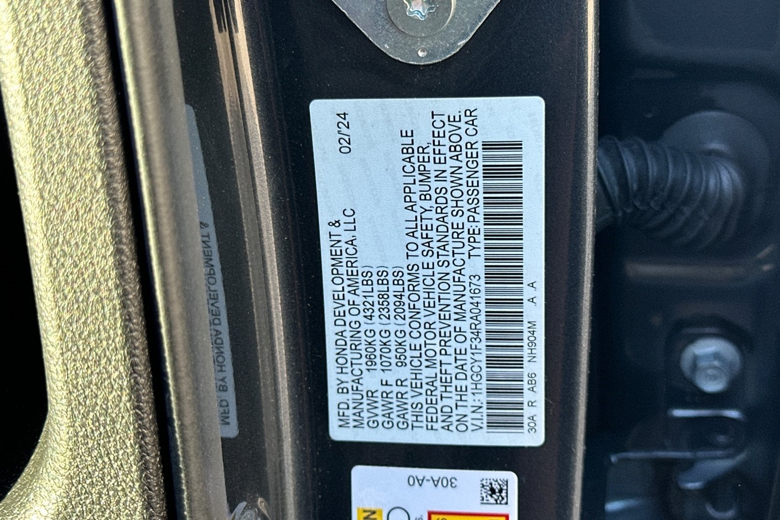 2024 Honda Accord EX