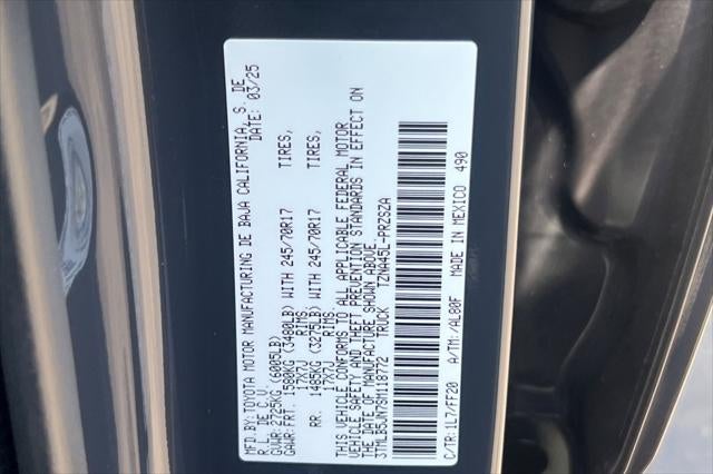 2025 Toyota Tacoma SR5