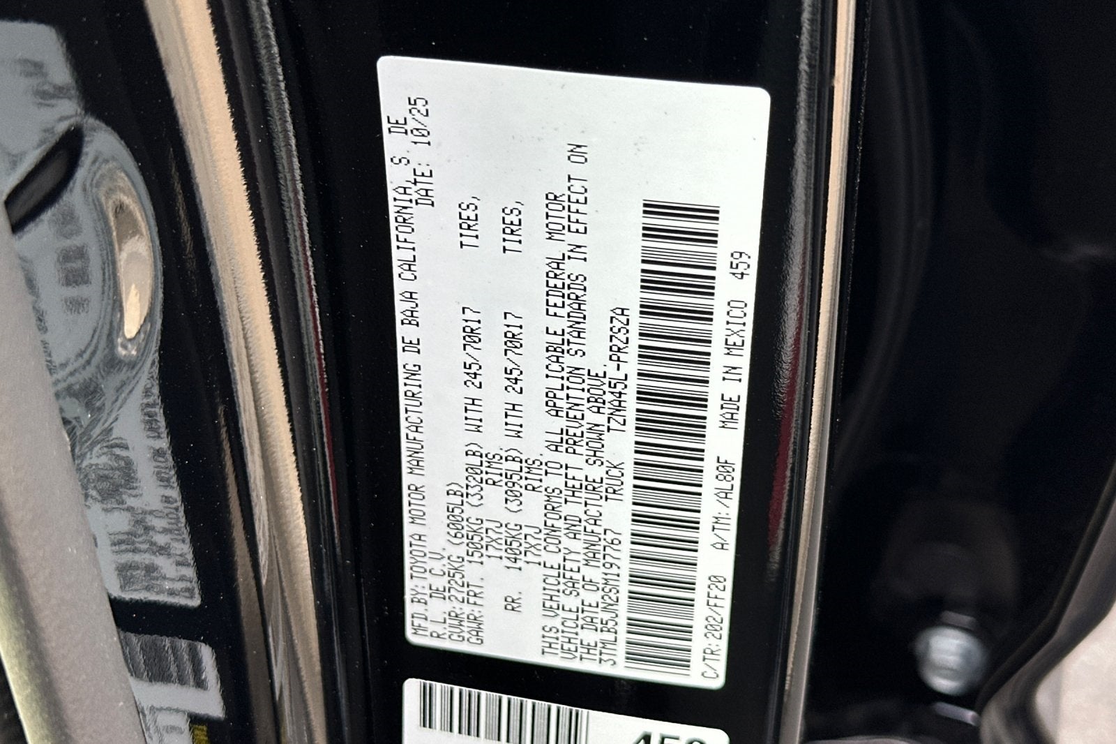 2025 Toyota Tacoma SR5