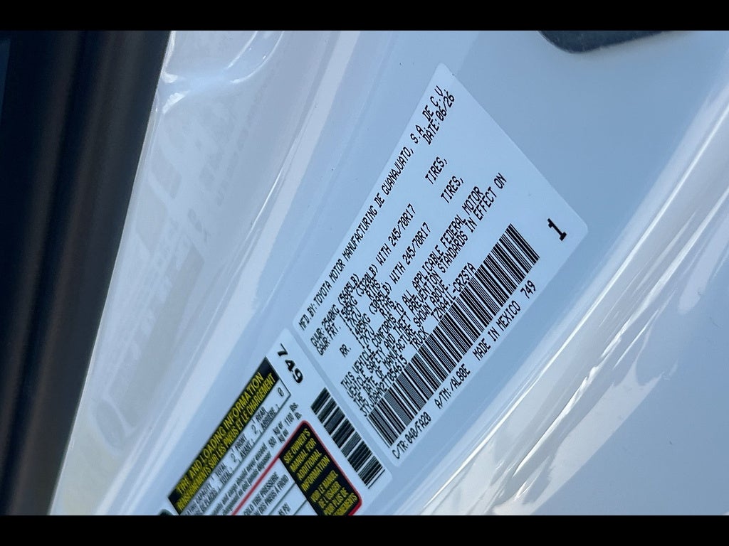 2026 Toyota Tacoma SR