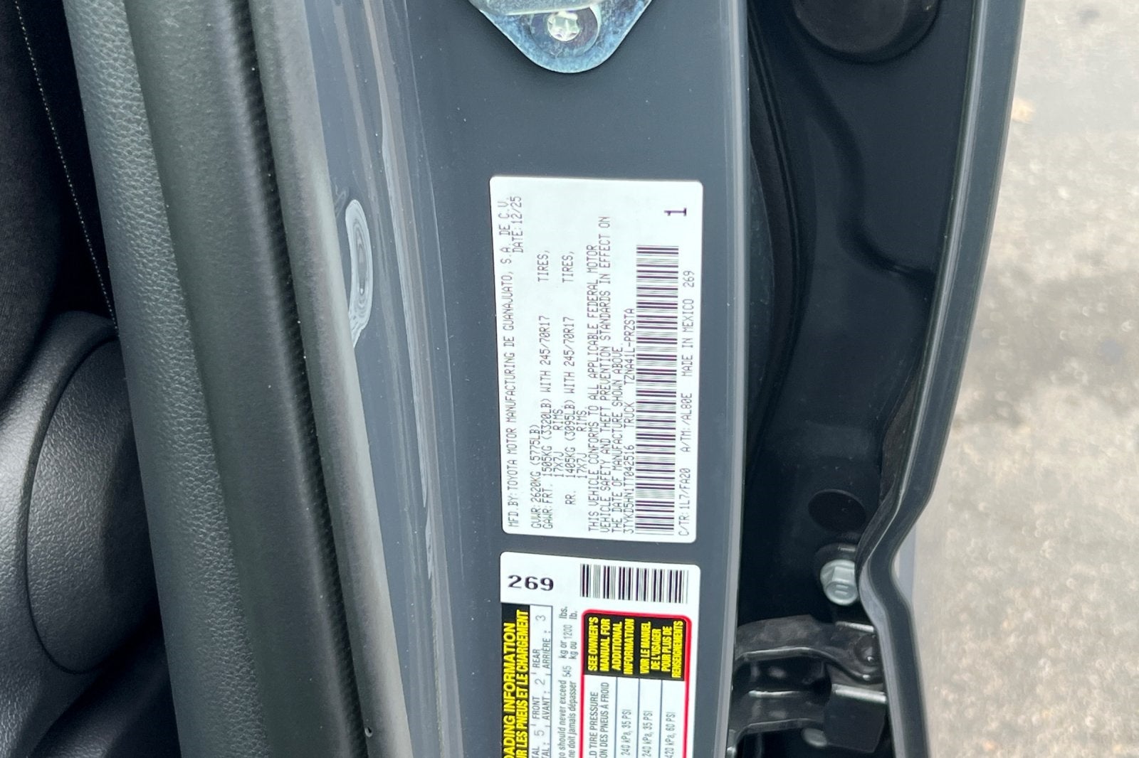 2026 Toyota Tacoma SR