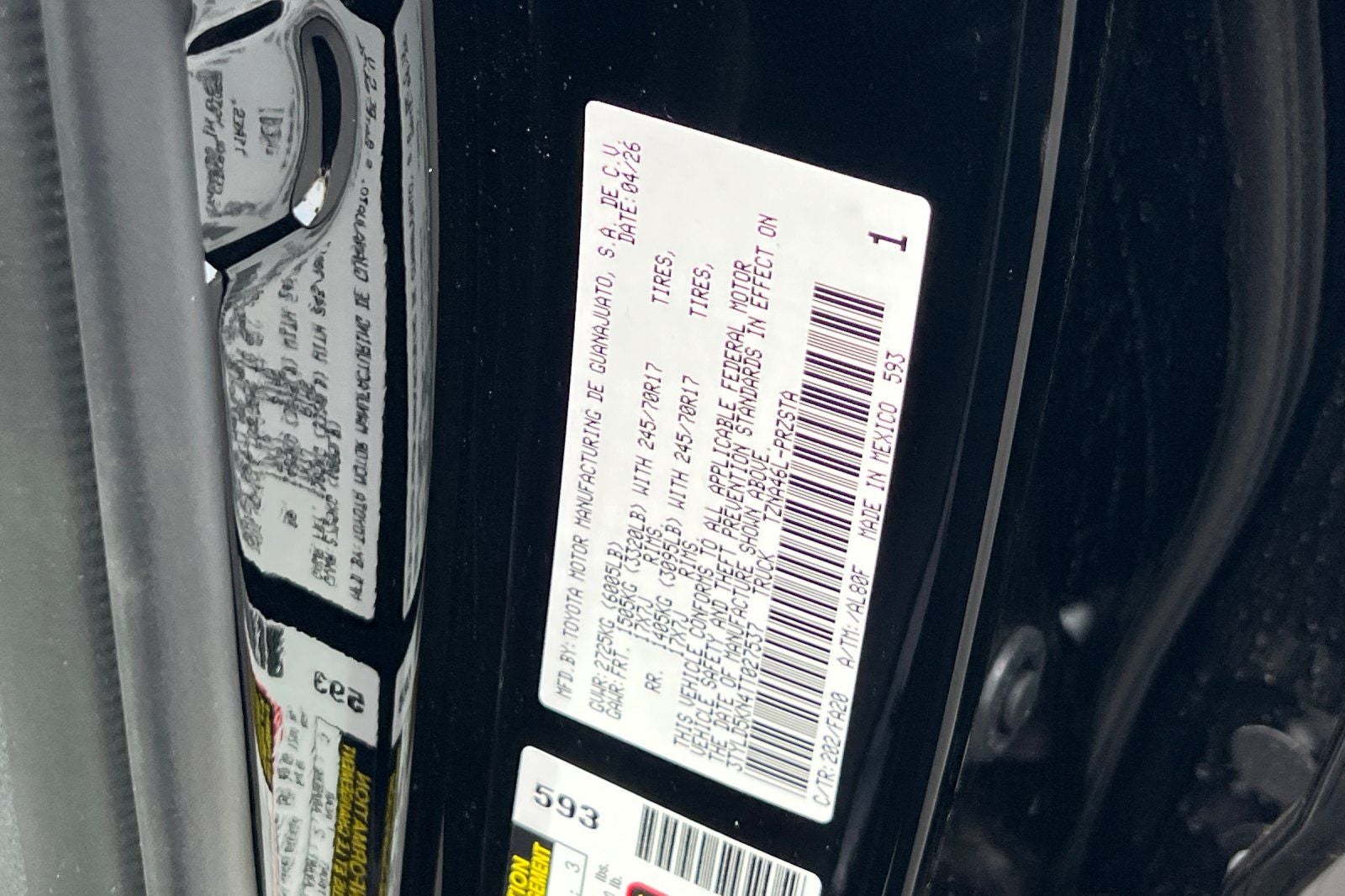 2026 Toyota Tacoma SR