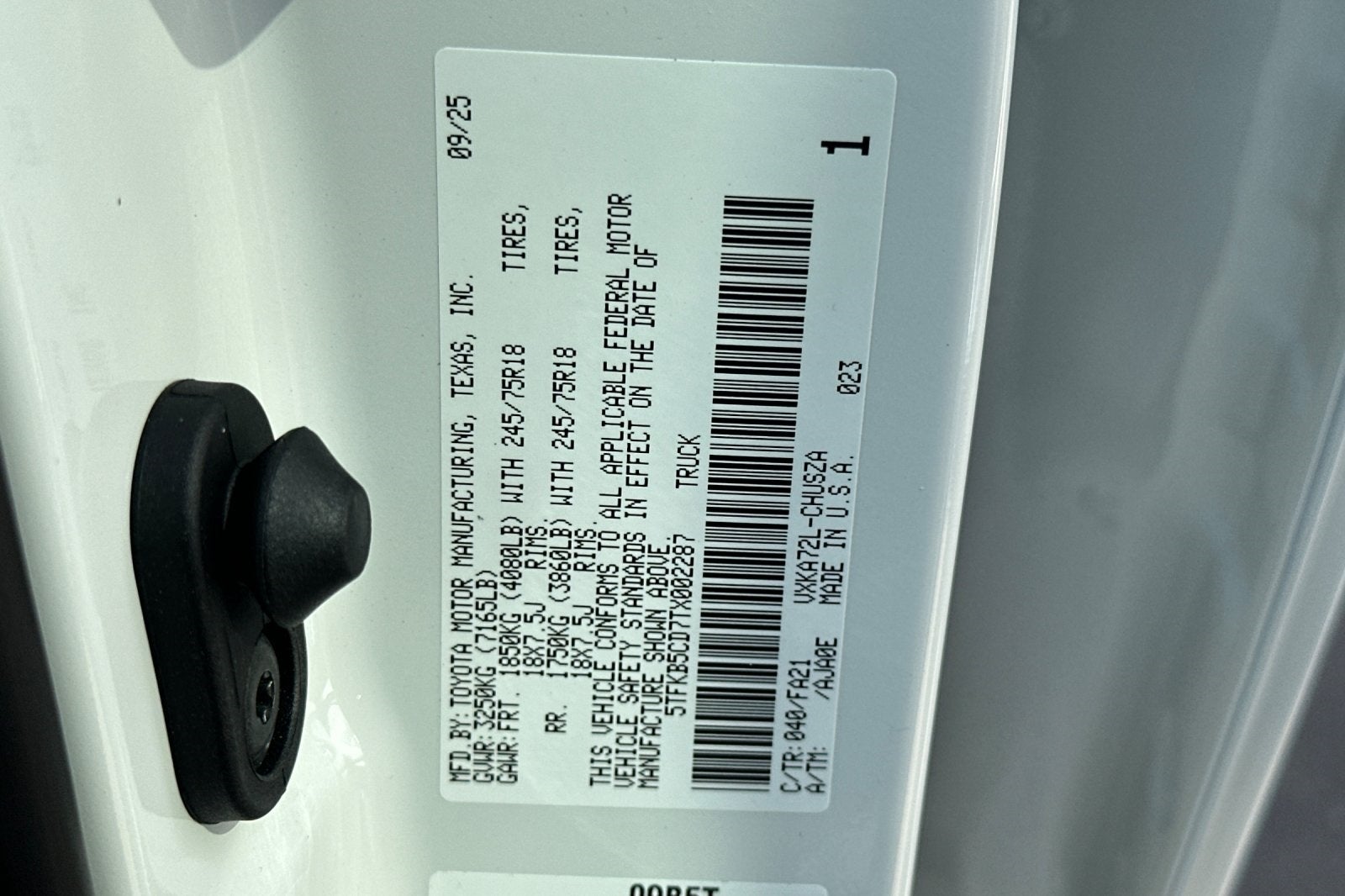 2026 Toyota Tundra SR