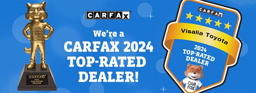 We're a CarFax 2024 Top-Rated Dealer!