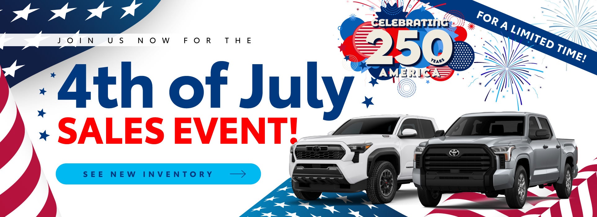 4th of July Sales Event